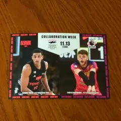 東京グレートベアーズ アルバルク東京 コラボ ポストカード