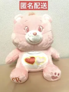 ケアベア ミルキーカラー おすわりBIGぬいぐるみ　ピンク