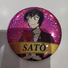 【アニメ コナン展 缶バッジ 佐藤美和子】30周年 東京ドーム