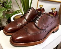 【匠】極美品　SCOTCH GRAIN Uチップ　茶色　25EEEのサムネイル