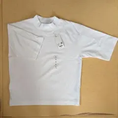 ユニクロ　モックネック　エアリズム　オーバーサイズ　Tシャツ