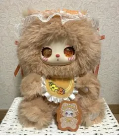 オイル目♡Liila 600%ぬいぐるみ☆ネコ★オレンジ