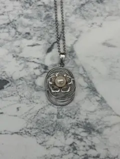 アコヤ真珠 本真珠 パール ネックレス 6mm 花 レディース アクセサリー