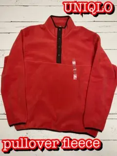 UNIQLO ユニクロ　フリースボタンナッププルオーバー（長袖）　ピンク