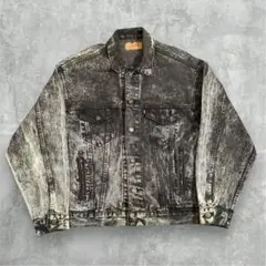 80s USA製 Levis 70507 acid wash ブラックデニム