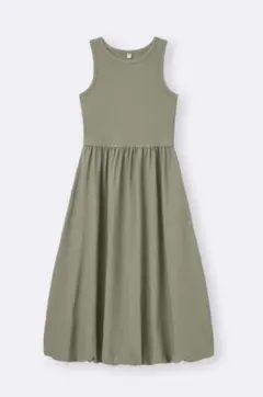 【新品未使用】GUバブルヘムワンピース☆Mサイズ