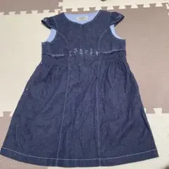 ★★ fdash デニムワンピース ファミリア 110cm