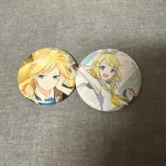 プロセカ グリッター缶バッジ 鏡音リン 50C特典 2B - メルカリ