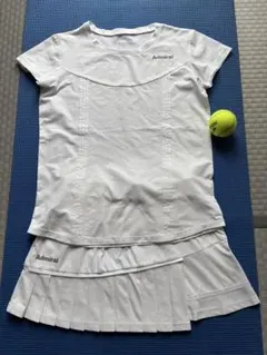 Admiral テニスウェア ホワイト フリル付き Ｌ