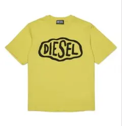DIESEL ロゴ入り イエロー Tシャツのサムネイル