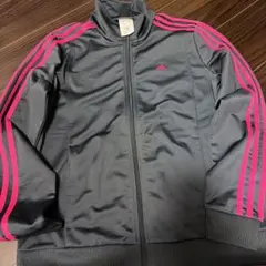 adidas レディース ジャージ ブラック ピンク