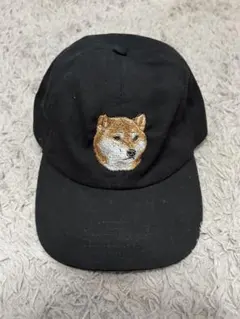Beechfield 柴犬 刺繍 黒 キャップ
