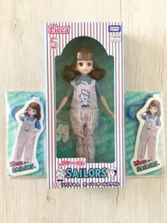 リカちゃんくじ　セーラーズ　リカちゃん　オーバーオールスタイル　おまけ付き