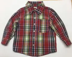 チェックシャツ　サイズ90 アウトドア　羽織