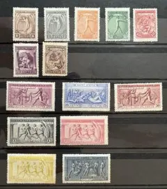 ギリシャ 1896年 アテネオリンピック記念切手 新額面加刷 正規品＋