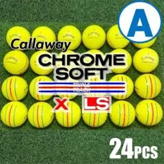 【A37】キャロウェイ クロムソフト系 トリプルトラックロストボール 24球 黄のサムネイル