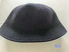 GU ブラック バケットハット　冬用