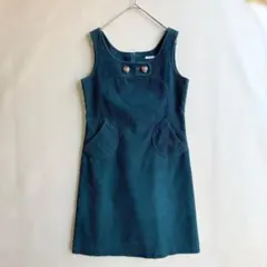 colline vert レディース　コーデュロイ　ワンピース　ノースリーブ　M