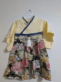 ☆最終セール男の子用お祝い着物　ボタン式　サイズ80cm