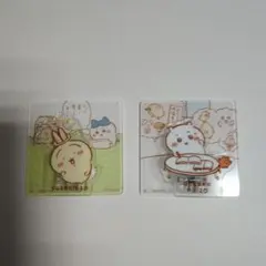 ちいかわ 　アクリルシーンクリップ ビスケット　うさぎ　ちいかわ　(2個セット)