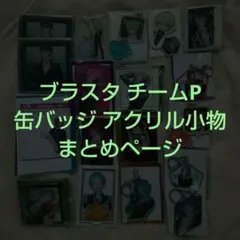 ブラスタ チームP まとめページ 缶バッジ アクキー アクスタ 小物