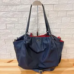 アニエスベー ボヤージュ トート ショルダーバッグ 2way ナイロン ネイビーのサムネイル