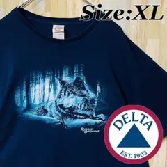 RUGGED OUTDOORS × Delta ウルフ プリント Tシャツのサムネイル