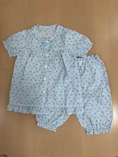 いちご柄ストライプパジャマ130サイズ