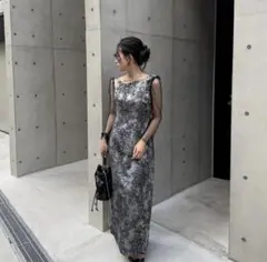 【新品未使用】LE'RURE オケージョンワンピース お呼ばれドレス　M 結婚式のサムネイル