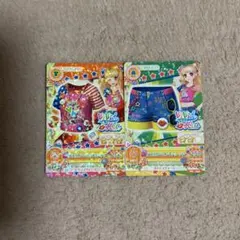 アメリカンペイントTシャツ、ショーパン アイカツカード 夏樹みくる