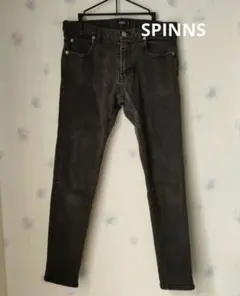 SPINNS　ブラックデニム　スキニー　Mサイズのサムネイル