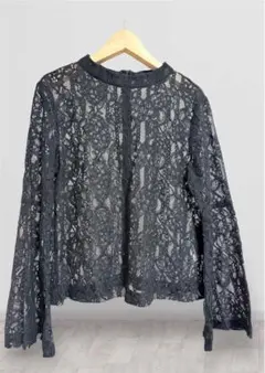 GRACE CONTINENTAL ブラックレースブラウスのサムネイル