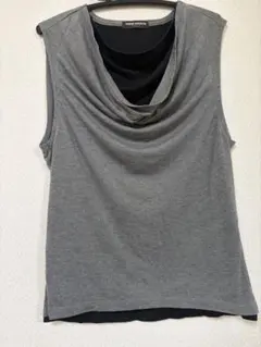 NICOLE CLUB FOR MEN ドレープ カットソー　レイヤード