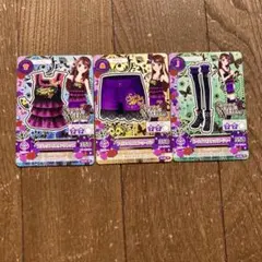 アイカツカード　紫吹蘭　フラックフリルタンクトップコーデ　スパイシーアゲハ