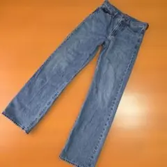 美品　ユニクロ JWA ストレートジーンズ　23　58.5cm デニム S 水色