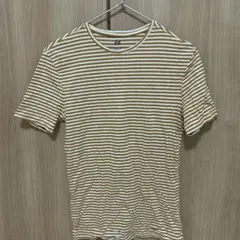 H&M ボーダー 半袖 Tシャツ スリムフィットのサムネイル