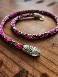 No.35☆ヘビ柄チョーカー