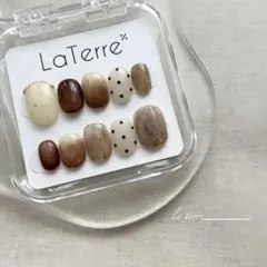 【現品発送M】ニュアンスネイル　ブラウンネイル　マグネットネイル　大人ネイル