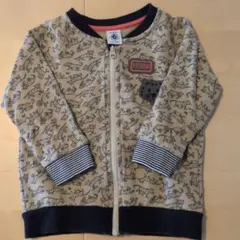 プチバトー　トラ柄　スウェットジャケット18m 81cm