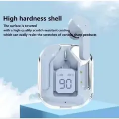 【新品未使用】T2ワイヤレスBluetoothイヤホン　透明ブルー