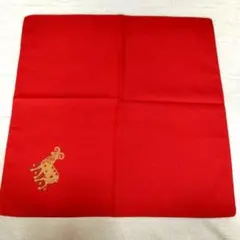 赤色 羊デザイン 風呂敷 ポリエステル100%
