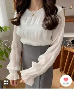 シフォンブラウス