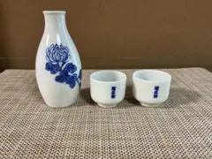 徳利と酒杯2個セット 菊正宗　昭和レトロ　未使用