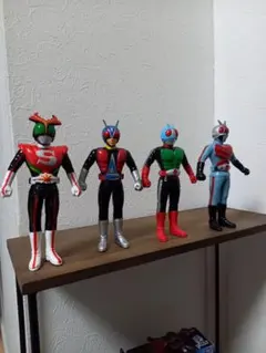 仮面ライダー ソフビ 4体セット