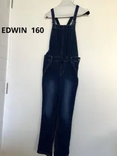 EDWIN デニムオーバーオール 160
