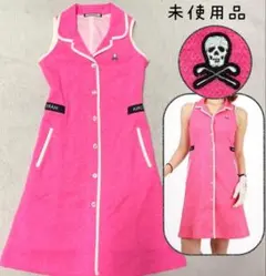 未使用　マークアンドロナ　ワンピース　ピンク　Dormie Polo Dressのサムネイル