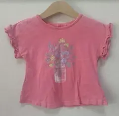 ◆ビケットクラブ◆キッズTシャツ◆花◆キムラタン◆90サイズ◆ピンクのサムネイル