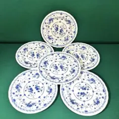 未使用品　Blue Ming ケーキ皿 取り皿　6枚セット 美品