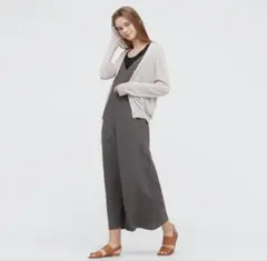 UNIQLO ライトVネックカーディガン　ライトグレー　XL