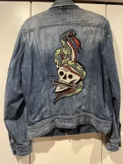 DIESEL ディーゼル　デニムジャケット Gジャン 刺繍　Mサイズ